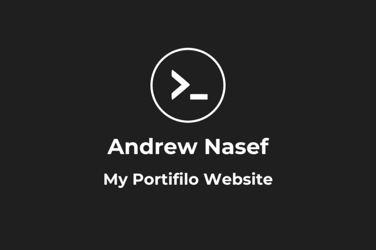 My Personal Portfolio Website